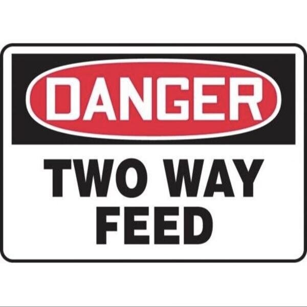 Accuform OSHA DANGER SAFETY SIGN TWO WAY MELC121XL MELC121XL - main